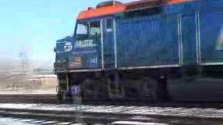 Metra #141 Leads Train 19 West, West Chicago, IL.