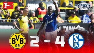Borussia Dortmund - Schalke 04 [2-4] | GOLES | Jornada 31 | Bundesliga