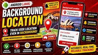 ANDROID - BACKGROUND LOCATION TUTORIAL IN JAVA ||