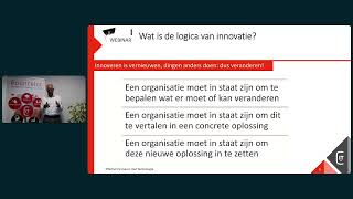 Webinar Effectief innoveren met Technologie