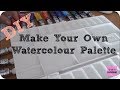 🎨MAKE YOUR OWN CUSTOM WATERCOLOUR PALETTE🎨 | DIY | 75 ART STREET