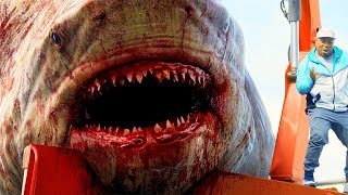 Megalodon Jumps Out Of Water Scene | Best Movie Scenes | Movieclips