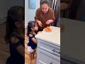 Mom pranks kid getting food 🤣👧🏻❤️👶🏻✅😱🌈🚀