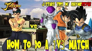 J-Stars Victory VS - How To Do A 1v3 or 1v4 Battle Tutorial