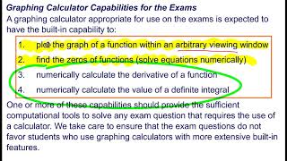 TI-Nspire CX CAS and the AP Calculus Exam