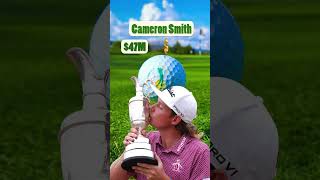 10 Highest Paid Golfers in 2024 #shorts