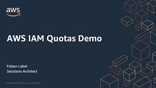 AWS IAM Quotas Demo