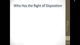 Funeral Law - Gilligan Text - Chapter 04 - Who Has the Right of Disposition?