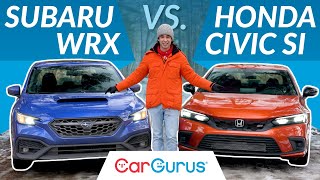 The sport sedan showdown | 2022 Subaru WRX vs 2022 Honda Civic Si