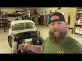 installing the body on the 49 chevy ls swap air ride custom chassis