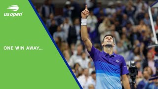 Match Point | Novak Djokovic Beats Alexander Zverev | 2021 US Open