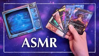 ASMR | Unboxing the Duskmourn Nightmare Bundle | Soft spoken, tapping, card reading