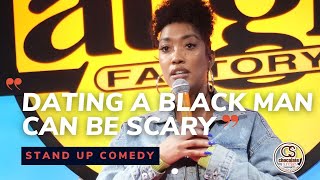 Dating A Black Man Can Be Scary - Comedian Eva Evans - Chocolate Sundaes Standup Comedy