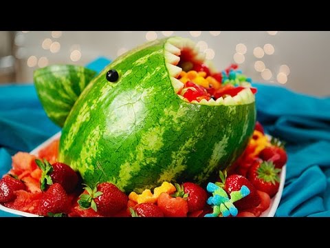 How To Make A Watermelon Shark Fruit Salad Pakvimnet Hd -