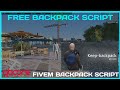 QBCore Backpack Script *FREE* | FiveM Roleplay Scripts | FiveM Tutorial 2023 | MJ DEVELOPMENT