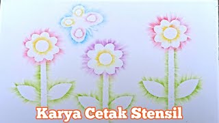 Teknik Membuat Karya Cetak Stensil // Seni Rupa kelas 2