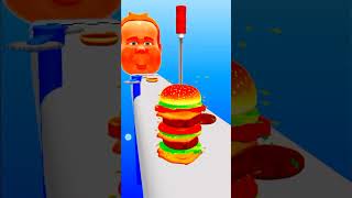 XXL sandwich 🍔🍔 || Make Extra Large Hamburger Cheese part 851    #xxlsandwich  #shorts #shortsvideo