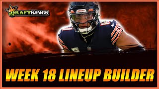 EVERYTHING You Need to Know for NFL DFS: DraftKings Week 18