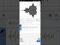 Complex Analysis: How to Graph the Mandelbrot Set Fractal on Desmos #desmos #mathart #fractalart