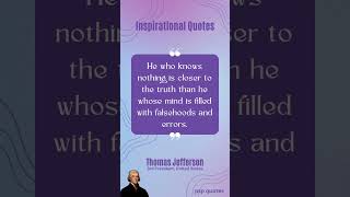 Thomas Jefferson Quotes #8 | Thomas Jefferson Quotes about life  |  Life Quotes | Quotes #shorts