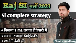 RAJ SI New Vacancy 2023//⭐⭐SI Vacancy Syllabus//Exam Pattern//How To Prepration PSI//strategy 2023
