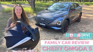 2023 Chery Omoda 5 SUV review: Twin Pram & 3 Child Seats fit! – BabyDrive
