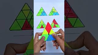 Rubik's cube Pyraminx  magic trick solve...#shorts #cube #rubiks #youtube @mrratancuber