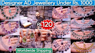 Latest Exclusive Designer AD Jewellery Collection 2024 | New Premium Bridal & Ce