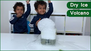 Dry Ice Volcano Science Experiments for Kids I KIDS LEARNING LAB