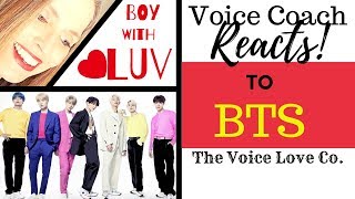 Voice Coach Reacts | BTS | Boy With Luv | SNL | Christi Bovee