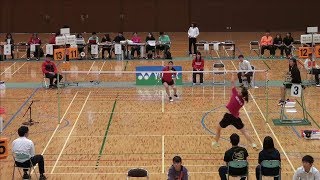 青山 栞子（龍谷大学）vs 十河 茉由（明治大学）WS ベスト16【インカレ2018】