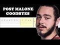 Post Malone - Goodbyes ft Young Thug (Easy Guitar Tabs Tutorial)