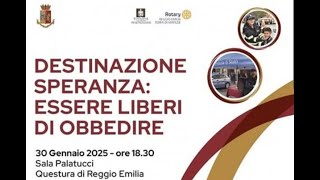 𝐕𝐢𝐭𝐨 𝐌𝐚𝐧𝐜𝐮𝐬𝐨 «Destinazione speranza: essere liberi di obbedire»