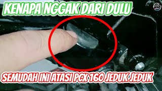 mengatasi jeduk pada pcx160/cara mudah atasi jeduk pada pcx160