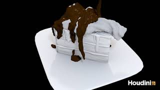 FLIP Simulation - Density & viscosity - Houdini