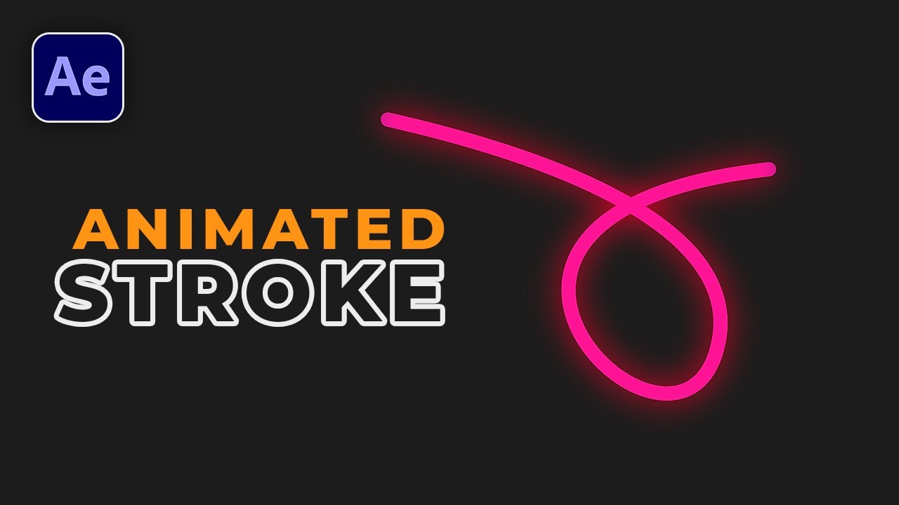 How To Animate Stroke Line In After Effects Youtube
