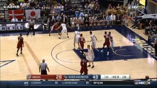 【バスケ】Yuta Watanabe 渡邊 雄太 Highlights 21 points| George Washington vs. UMASS | 3.07.2015