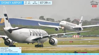 🔴 LIVE WET WEATHER! 🔴 Plane Spotting @ Sydney Airport w/ Tim + ATC🔴