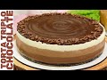 TRIPLE CHOCOLATE MOUSSE PIE: NO GELATIN, NO OVEN! | Super easy to make Chocolate Pie!