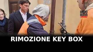 Rimozione key box a Roma, al via blitz nel Rione Monti