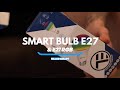 How to install Tellur Smart Bulb E27 white and E27 RGB - control the light from a smartphone