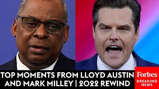 ‘I’m Embarrassed By Your Leadership’: Sec. Austin And Gen. Milley Top Moments | 2022 Rewind