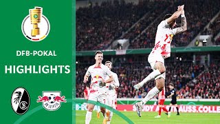 RBL DOMINATED Semi-Final clash | SC Freiburg vs. RB Leipzig 1-5 | Highlights | DFB-Pokal Semi-Final