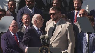 Chiefs celebrate Super Bowl LVIII win at the White House