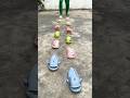 Frog sandals🐸 Dinosaur sandals🦕 Shark sandals 🦈 Funny video #viral #shorts #trending