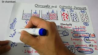 Renal system 13 || Osmolarity || How to calculate osmotic pressure || Van't Hoff law