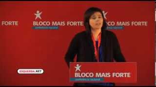 Catarina Martins | II Conferência nacional | Bloco de Esquerda