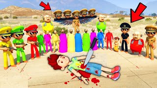 Kicko 😍Little Singham Shinchan Bheem Shiva Motu Kidnapped😎 by Colourful Granny Kaal😡in GTA 5