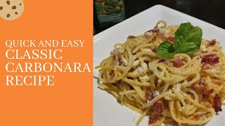 HOW TO COOK CLASSIC CARBONARA