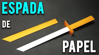 Como Hacer una Espada de Papel Fácil - ESPADA de Origami | Paper SWORD